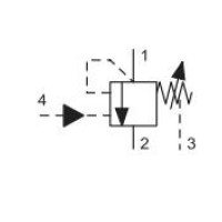 ARGO-HYTOS SUD6A-U4/l Druckabschaltventile mit druckbelastbarem Ablauf