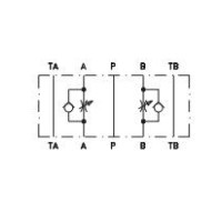 ARGO-HYTOS VSO2-10/M Zwillings- Drosselrückschlagventile